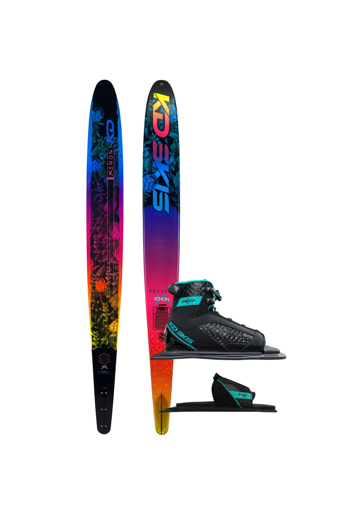 SKI Waterski Packages Ladies KD XENON SLALOM SKI W/ AXCESS