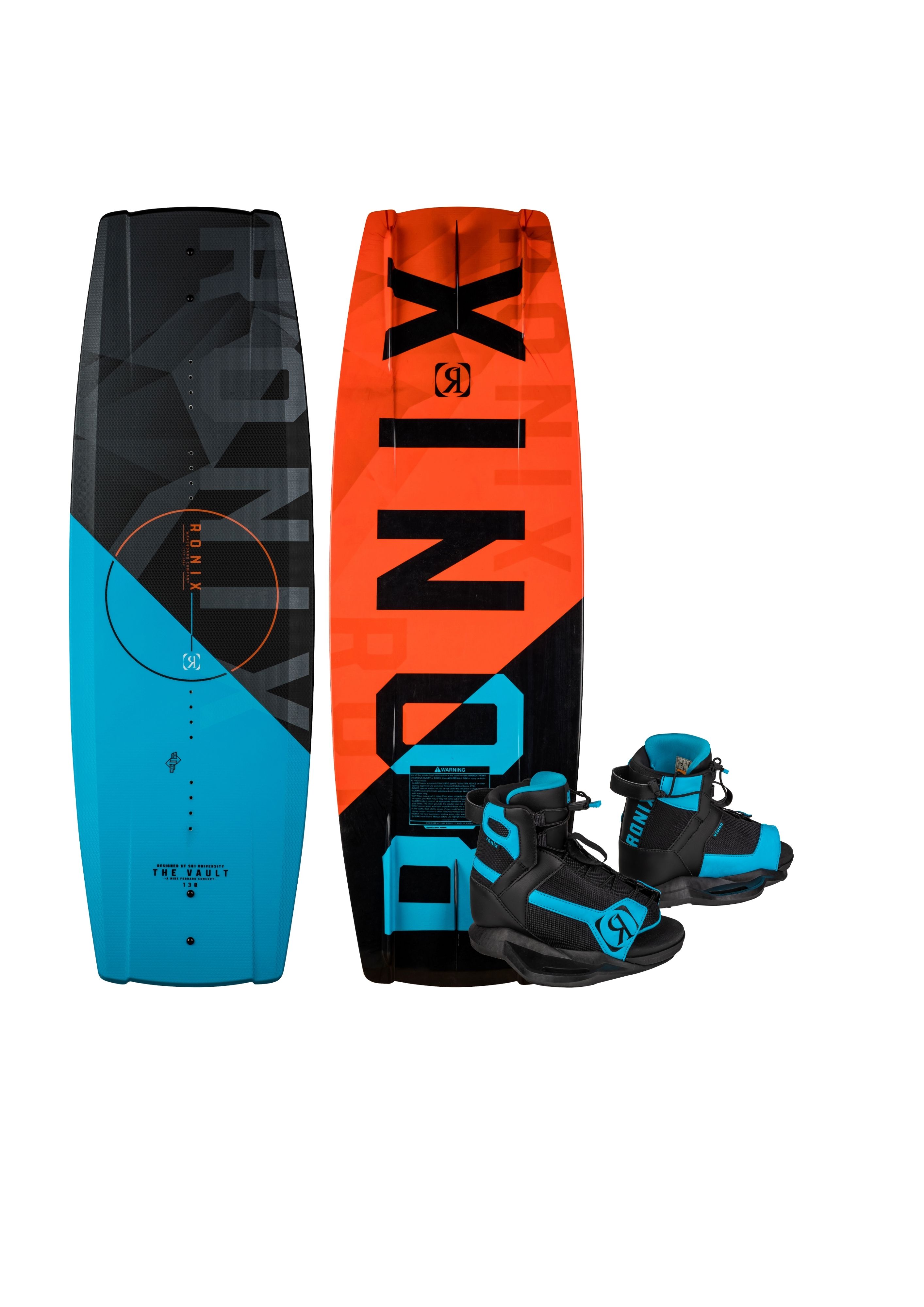WAKE Wakeboards RONIX VAULT JUNIOR WAKEBOARD W/ VISION BOOTS (2024)