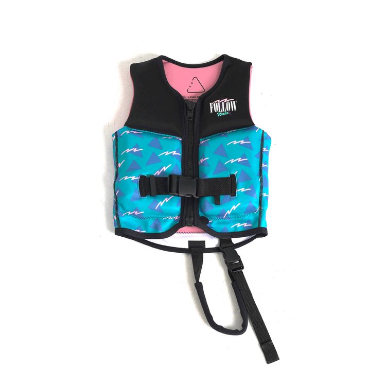 Home ACCESSORIES Life Jackets Junior FOLLOW GROMMY INFANT L50S VEST BLACK TEAL 2024